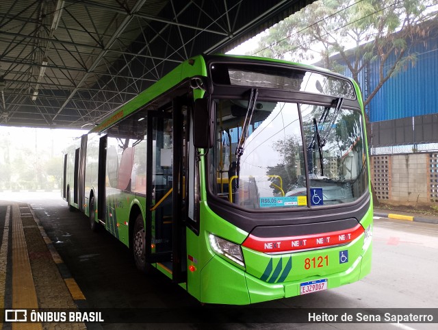 Next Mobilidade - ABC Sistema de Transporte 8121 na cidade de São Bernardo do Campo, São Paulo, Brasil, por Heitor de Sena Sapaterro. Número da foto: #13178286.