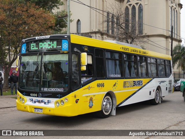 Autobuses Buenos Aires 4006 na cidade de Santa Fe, La Capital, Santa Fe, Argentina, por Agustin SanCristobal1712. Número da foto: #13178750.