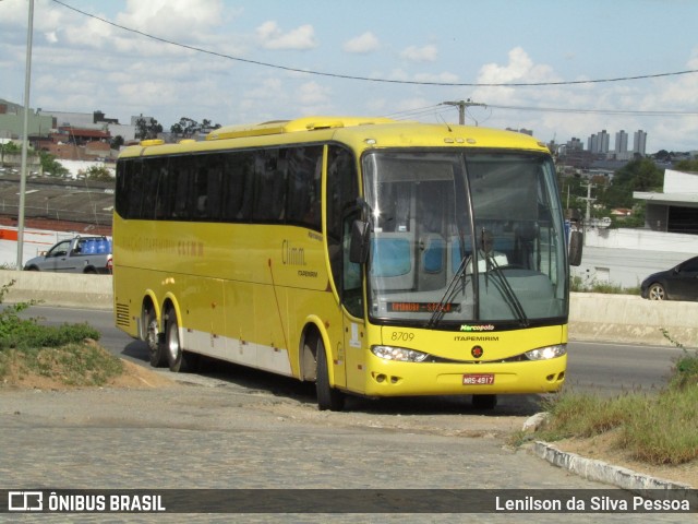 Viação Itapemirim 8709 na cidade de Caruaru, Pernambuco, Brasil, por Lenilson da Silva Pessoa. Número da foto: #13179145.