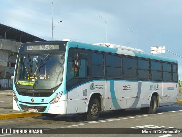 Aliança Transportes Urbanos 21511 na cidade de Fortaleza, Ceará, Brasil, por Marcio Cavalcante. Número da foto: #13179043.