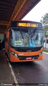 VCG - Viação Campos Gerais 1417 na cidade de Ponta Grossa, Paraná, Brasil, por BrunyBus Prado. Número da foto: #13179528.
