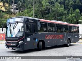Transportes Única Petrópolis RJ 163.002 na cidade de Petrópolis, Rio de Janeiro, Brasil, por Bruno Mendonça. Número da foto: #:id.