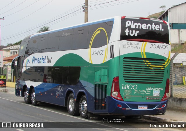 Pimentel Turismo 14100 na cidade de Aparecida, São Paulo, Brasil, por Leonardo Daniel. Número da foto: #13104105.