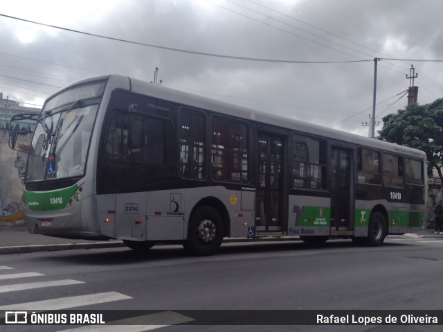 Viação Santa Brígida 1 0410 na cidade de São Paulo, São Paulo, Brasil, por Rafael Lopes de Oliveira. Número da foto: #13103632.