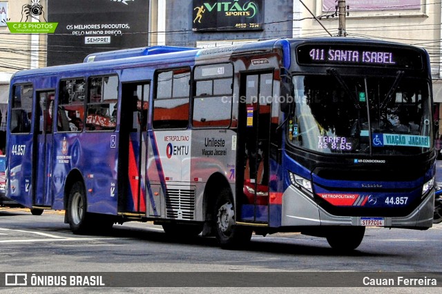 Viação Jacareí 44.857 na cidade de Arujá, São Paulo, Brasil, por Cauan Ferreira. Número da foto: #13104840.