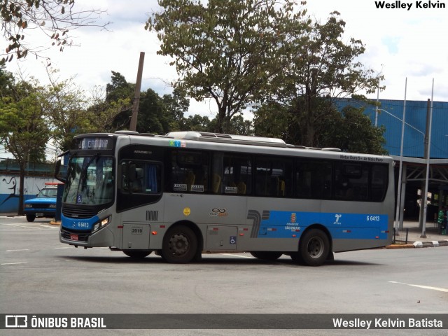 Transwolff Transportes e Turismo 6 6413 na cidade de São Paulo, São Paulo, Brasil, por Weslley Kelvin Batista. Número da foto: #13104550.