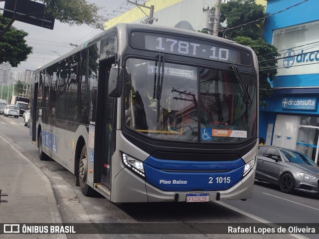 Sambaíba Transportes Urbanos 2 1015 na cidade de São Paulo, São Paulo, Brasil, por Rafael Lopes de Oliveira. Número da foto: #13103634.