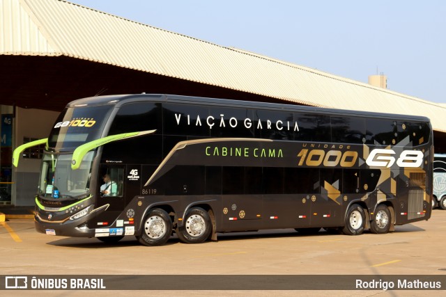Viação Garcia 86119 na cidade de Maringá, Paraná, Brasil, por Rodrigo Matheus. Número da foto: #13104306.