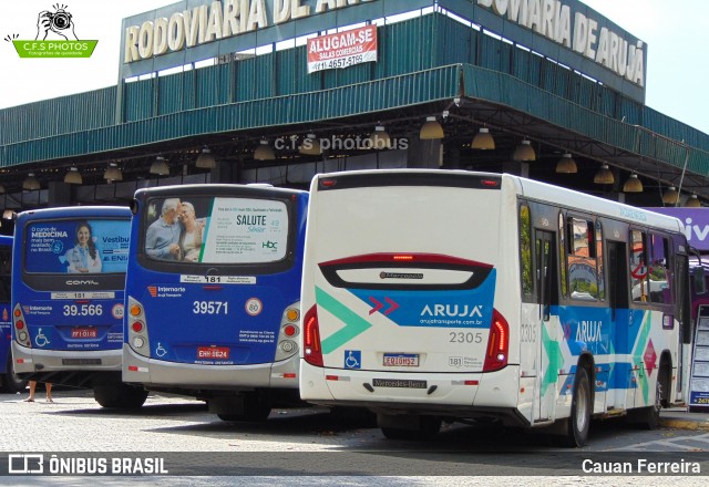 Viação Arujá 2305 na cidade de Arujá, São Paulo, Brasil, por Cauan Ferreira. Número da foto: #13105204.