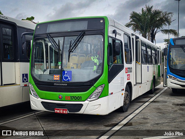 Via Verde Transportes Coletivos 0517001 na cidade de Manaus, Amazonas, Brasil, por João Pbs. Número da foto: #13103248.