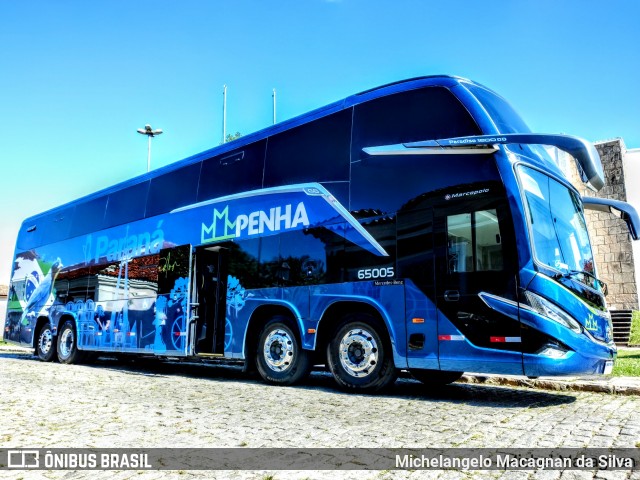 Empresa de Ônibus Nossa Senhora da Penha 65005 na cidade de Lapa, Paraná, Brasil, por Michelangelo Macagnan da Silva. Número da foto: #13102386.