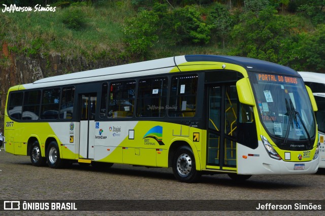 Itajaí Transportes Coletivos 2077 na cidade de Campinas, São Paulo, Brasil, por Jefferson Simões. Número da foto: #13103891.