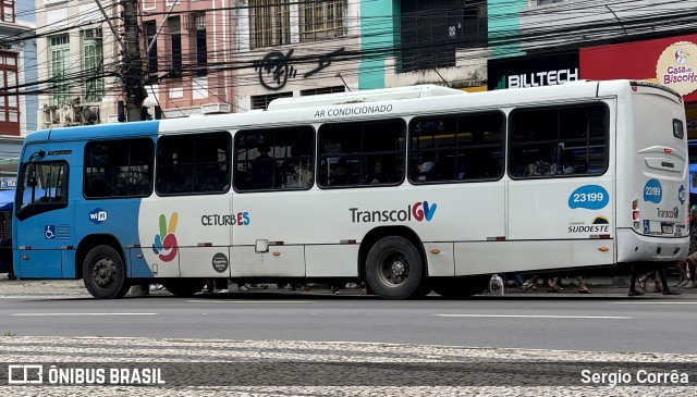 Viação Grande Vitória 23199 na cidade de Vitória, Espírito Santo, Brasil, por Sergio Corrêa. Número da foto: #13102969.