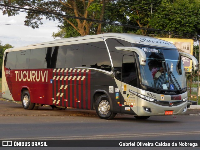 Tucuruvi Transportes e Turismo 8700 na cidade de Artur Nogueira, São Paulo, Brasil, por Gabriel Oliveira Caldas da Nobrega. Número da foto: #13102573.
