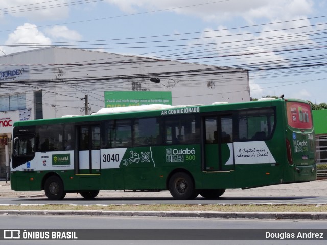 Expresso Caribus Transportes 3040 na cidade de Cuiabá, Mato Grosso, Brasil, por Douglas Andrez. Número da foto: #13104958.