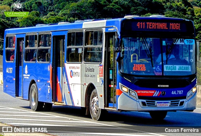 Viação Jacareí 44.787 na cidade de Itaquaquecetuba, São Paulo, Brasil, por Cauan Ferreira. Número da foto: #13102461.
