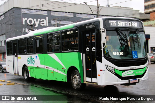 Viação Elite RJ 176.045 na cidade de Volta Redonda, Rio de Janeiro, Brasil, por Paulo Henrique Pereira Borges. Número da foto: #13105008.