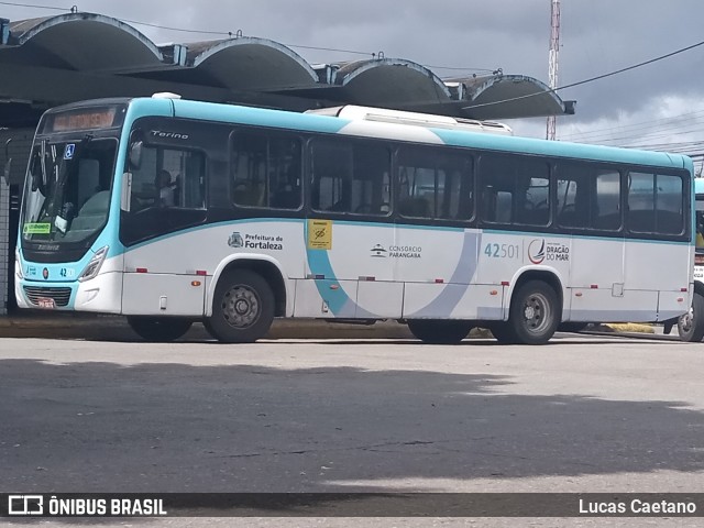 Auto Viação Dragão do Mar 42501 na cidade de Fortaleza, Ceará, Brasil, por Lucas Caetano. Número da foto: #13103652.