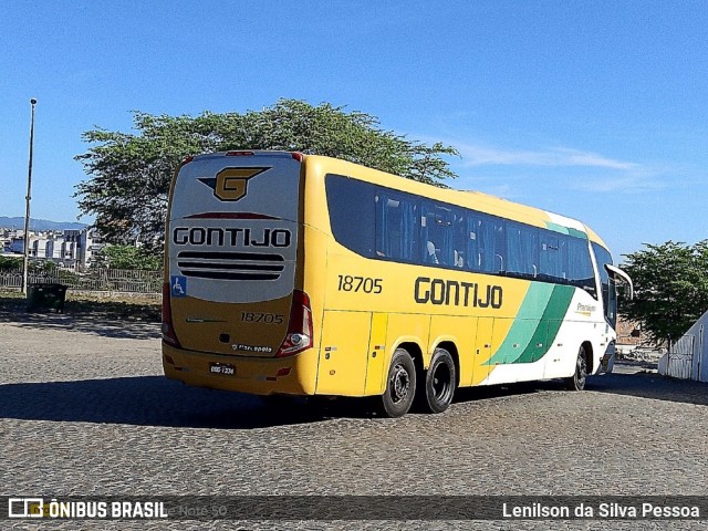 Empresa Gontijo de Transportes 18705 na cidade de Caruaru, Pernambuco, Brasil, por Lenilson da Silva Pessoa. Número da foto: #13104687.