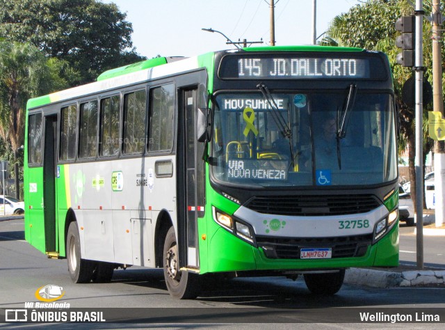 MoV Sumaré - Viação Ouro Verde 32758 na cidade de Sumaré, São Paulo, Brasil, por Wellington Lima. Número da foto: #13105290.