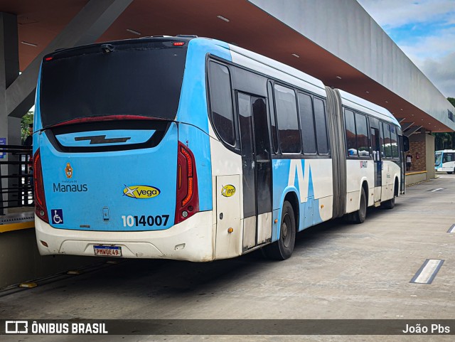 Vega Manaus Transporte 1014007 na cidade de Manaus, Amazonas, Brasil, por João Pbs. Número da foto: #13103243.