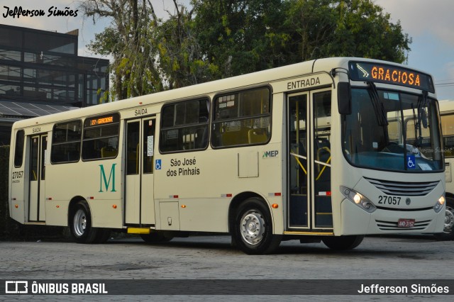 Viação Graciosa 27057 na cidade de Curitiba, Paraná, Brasil, por Jefferson Simões. Número da foto: #13103766.