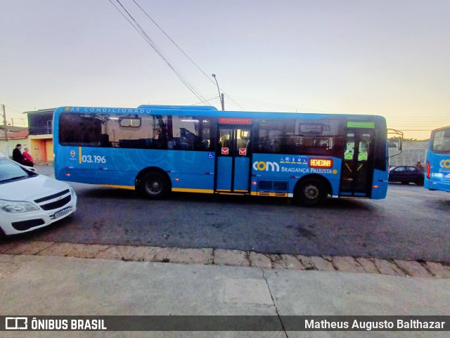 JTP Transportes - COM Bragança Paulista 03.196 na cidade de Bragança Paulista, São Paulo, Brasil, por Matheus Augusto Balthazar. Número da foto: #13103380.