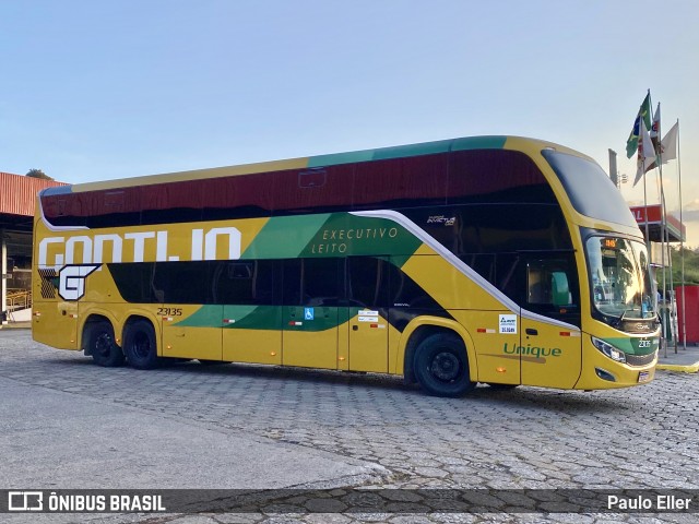 Empresa Gontijo de Transportes 23135 na cidade de João Monlevade, Minas Gerais, Brasil, por Paulo Eller. Número da foto: #13105276.