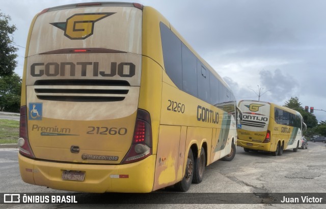 Empresa Gontijo de Transportes 21260 na cidade de Eunápolis, Bahia, Brasil, por Juan Victor. Número da foto: #13102381.