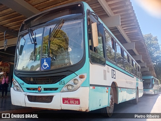 UTB - União Transporte Brasília 1140 na cidade de Brazlândia, Distrito Federal, Brasil, por Pietro Ribeiro. Número da foto: #13102933.