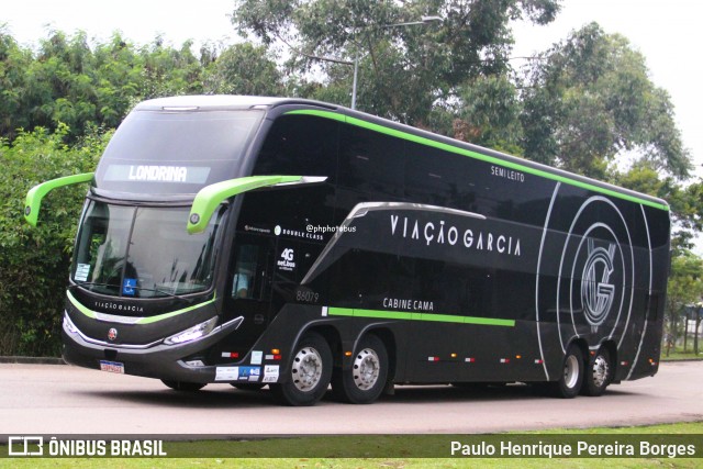 Viação Garcia 86079 na cidade de Curitiba, Paraná, Brasil, por Paulo Henrique Pereira Borges. Número da foto: #13105015.