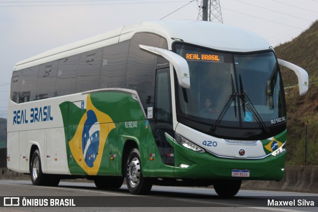 Real Brasil Turismo 420 na cidade de Duque de Caxias, Rio de Janeiro, Brasil, por Maxwel Silva. Número da foto: #13103019.