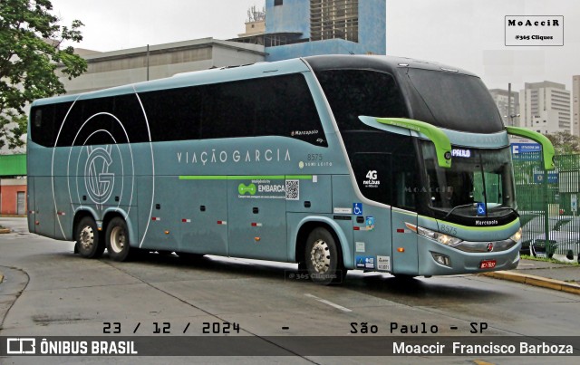 Viação Garcia 8575 na cidade de São Paulo, São Paulo, Brasil, por Moaccir  Francisco Barboza. Número da foto: #13105063.