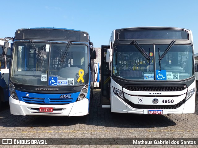 Onicamp Transporte Coletivo 4950 na cidade de Campinas, São Paulo, Brasil, por Matheus Gabriel dos Santos. Número da foto: #13105368.