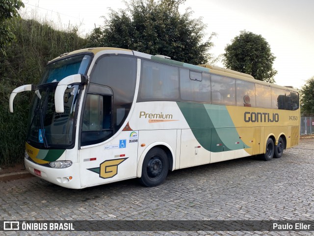 Empresa Gontijo de Transportes 14350 na cidade de João Monlevade, Minas Gerais, Brasil, por Paulo Eller. Número da foto: #13103678.