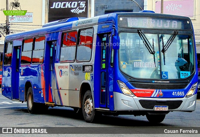 Radial Transporte Coletivo 41.665 na cidade de Arujá, São Paulo, Brasil, por Cauan Ferreira. Número da foto: #13105366.
