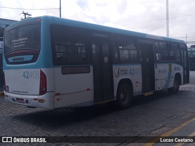 Auto Viação Dragão do Mar 42408 na cidade de Fortaleza, Ceará, Brasil, por Lucas Caetano. Número da foto: #13103646.