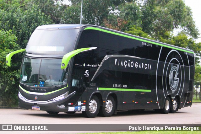 Viação Garcia 96080 na cidade de Curitiba, Paraná, Brasil, por Paulo Henrique Pereira Borges. Número da foto: #13105018.