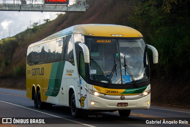 Empresa Gontijo de Transportes 21380 na cidade de Caratinga, Minas Gerais, Brasil, por Gabriel Ângelo Reis. Número da foto: #13102443.