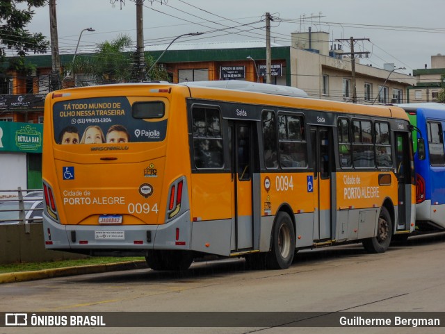 Companhia Carris Porto-Alegrense 0094 na cidade de Porto Alegre, Rio Grande do Sul, Brasil, por Guilherme Bergman. Número da foto: #13102550.