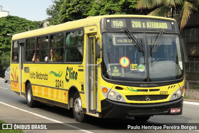 Viação Elite 2241 na cidade de Volta Redonda, Rio de Janeiro, Brasil, por Paulo Henrique Pereira Borges. Número da foto: #13104969.