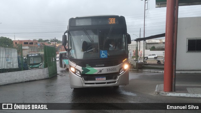 Auto Ônibus São João 33001 na cidade de Feira de Santana, Bahia, Brasil, por Emanuel Silva. Número da foto: #13102665.