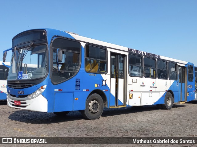 Onicamp Transporte Coletivo 4880 na cidade de Campinas, São Paulo, Brasil, por Matheus Gabriel dos Santos. Número da foto: #13105346.