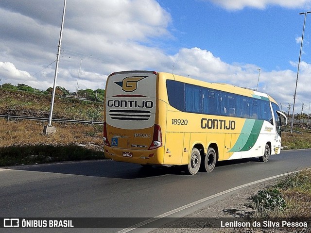Empresa Gontijo de Transportes 18920 na cidade de Caruaru, Pernambuco, Brasil, por Lenilson da Silva Pessoa. Número da foto: #13104702.
