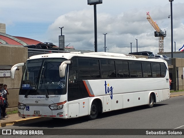 TIG - Transporte Inteligente de Guanacaste 00 na cidade de Alajuela, Alajuela, Alajuela, Costa Rica, por Sebastián Solano. Número da foto: #13104253.