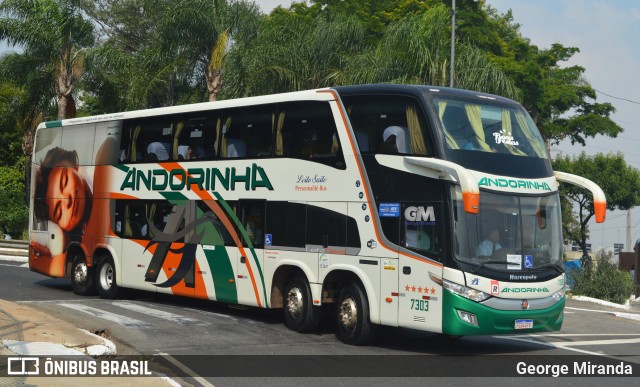 Empresa de Transportes Andorinha 7303 na cidade de São Paulo, São Paulo, Brasil, por George Miranda. Número da foto: #13103696.