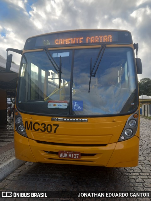 Auto Viação Mercês MC307 na cidade de Curitiba, Paraná, Brasil, por JONATHAN EDUARDO CANTOR. Número da foto: #13103618.