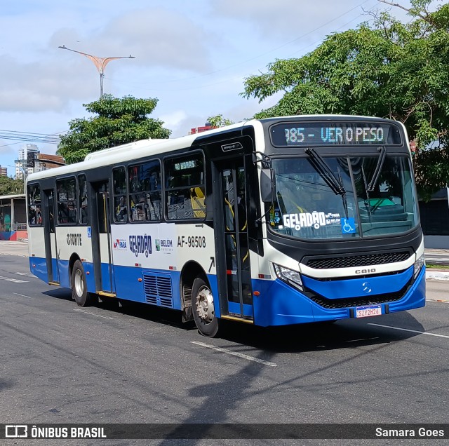 Viação Forte AF-98508 na cidade de Belém, Pará, Brasil, por Samara Goes. Número da foto: #13103020.