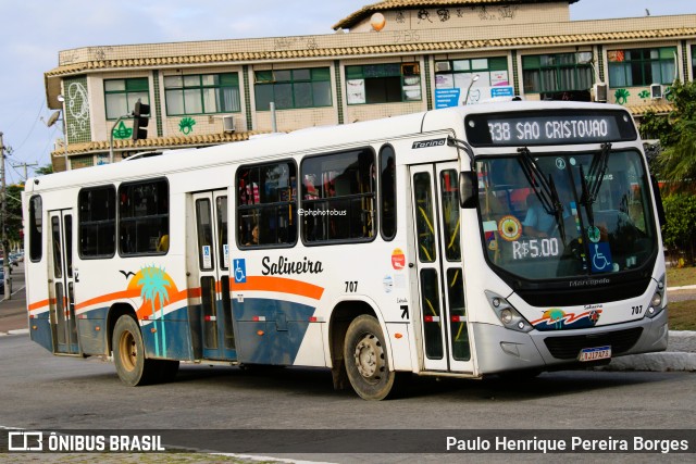 Auto Viação Salineira 707 na cidade de Cabo Frio, Rio de Janeiro, Brasil, por Paulo Henrique Pereira Borges. Número da foto: #13105078.