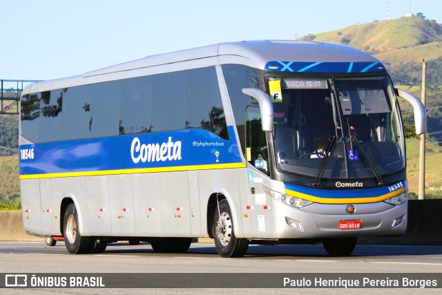 Viação Cometa 18546 na cidade de Roseira, São Paulo, Brasil, por Paulo Henrique Pereira Borges. Número da foto: #13104909.